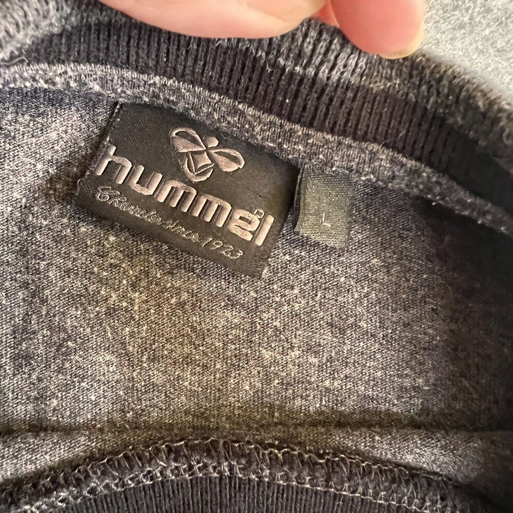 Hummel Denmark Football Heritage Shirt Men’s Large Grey 2018-19 Long Sleeve - Picture 5 of 9
